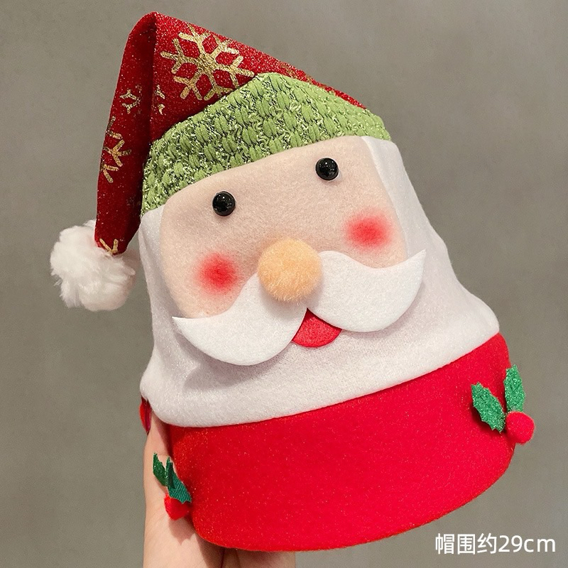 Nón Vải Noel Hàng Đẹp Mẫu Ông Già Noel, Người Tuyết, Tuần Lộc Siêu Xinh