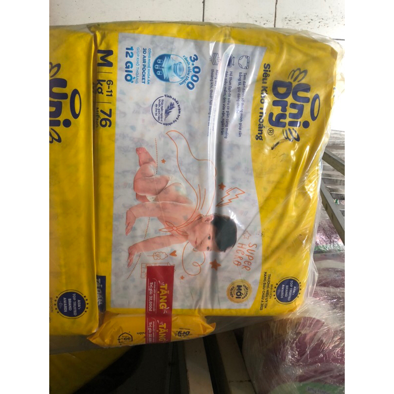 Tã dán em bé Unidry gói đại/Cực đai đủ size S/M/L/XL