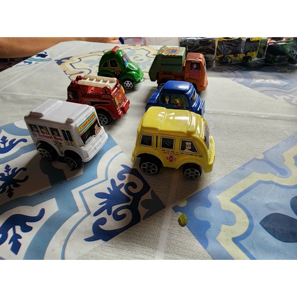 Set 6 ô tô đồ chơi cho bé