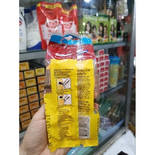 Dao Cạo Gillette Super Thin Cán Vàng (Gói 5 Tặng 1) Super Thin II