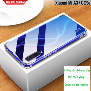 Ốp lưng Xiaomi Mi A3 / Mi CC9e dẻo TPU chống sốc thế hệ mới bảo vệ 4 góc