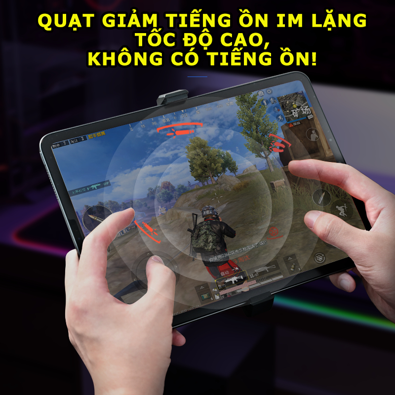 Quạt Tản Nhiệt IPAD CX05 siêu lạnh dành cho máy tính bảng,châm công suất lớn 30W làm lạnh tối đa khoảng -5 độ C