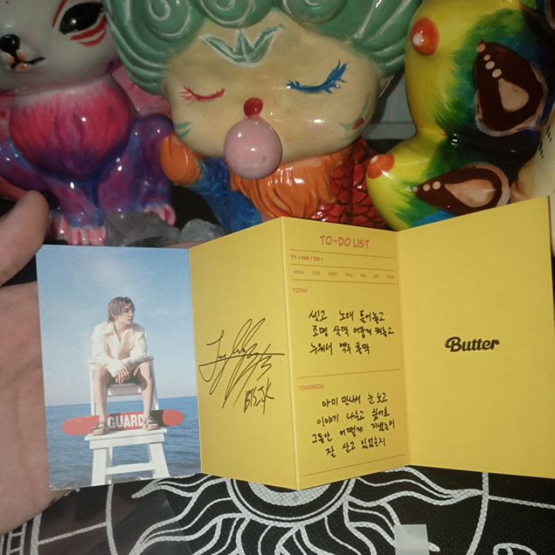 Card BTS Kook message