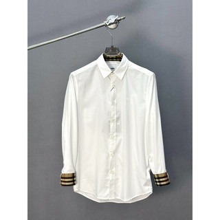⚡️ hàng có sẵn!! áo sơ mi burberry bbr - monogram motif stretch check kẻ cổ tay sang trọng - hàng loại 1