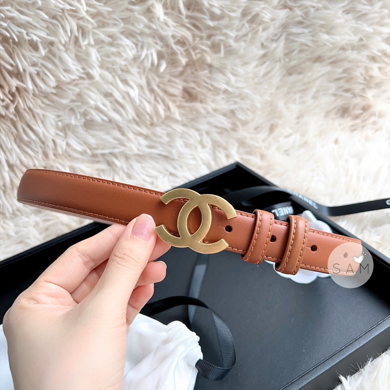 Thắt lưng nữ cao cấp da thật, thắt lưng nữ bản nhỏ 2.5cm mã CN05