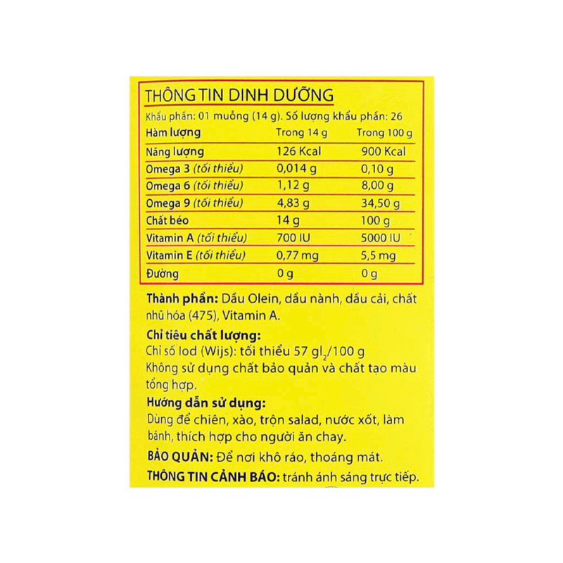 Dầu ăn Happi Koki 400ml, date xa 2025