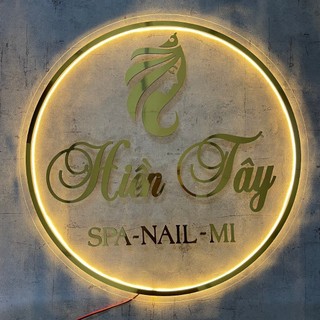 Bảng led neon trang trí Spa, Nail, Mi, Tóc. Đèn trang trí treo tường Spa