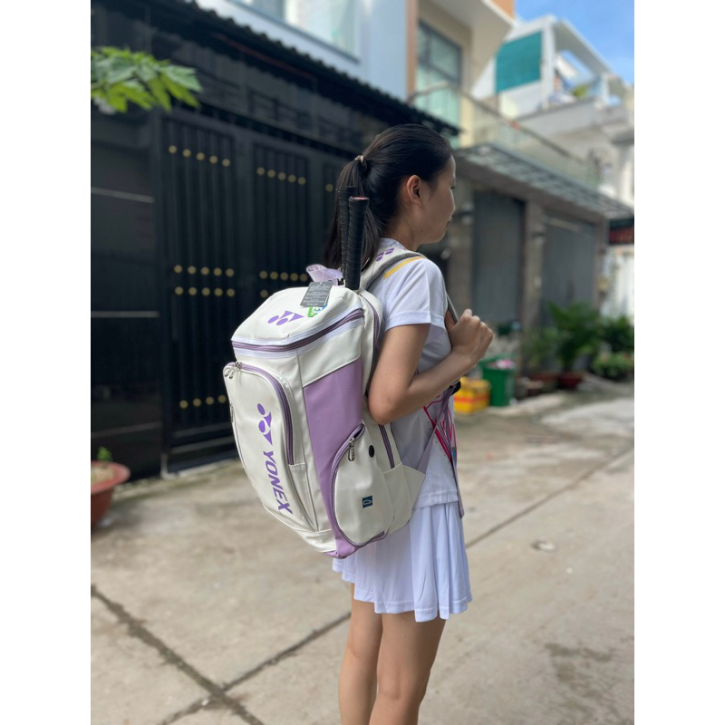 Balo yonex, balo cầu lông màu trà xanh chống nước