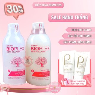 Cặp t.huốc uốn lạnh bioplex mới 800mlx2 sóng căng đẩy sóng
