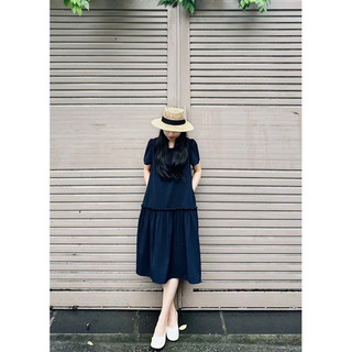 Đầm Yurina xanh navy