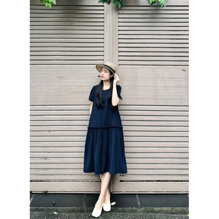 Đầm Yurina xanh navy