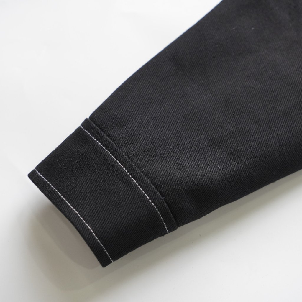 Áo Khoác Jacket nam Soonvn chất liệu jean phối da cao cấp _D1