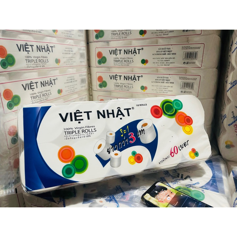 CÂY 10 CUỘN KHĂN GIẤY VỆ SINH KHÔNG LÕI