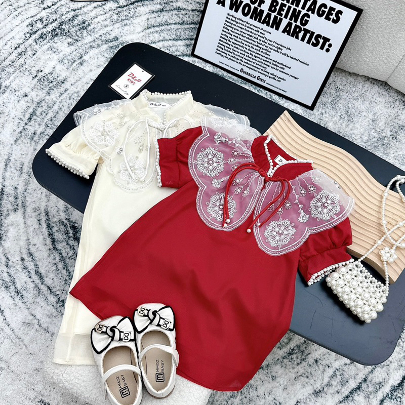 Váy ren cổ tàu hàng siêu xinh bé gái cho 12-25kg Top1oder_0243_3TB19092010