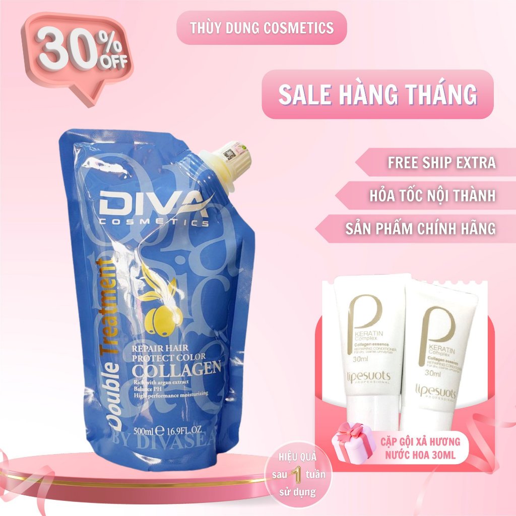 Ủ tóc COLLAGEN DIVA 500ml chính hãng