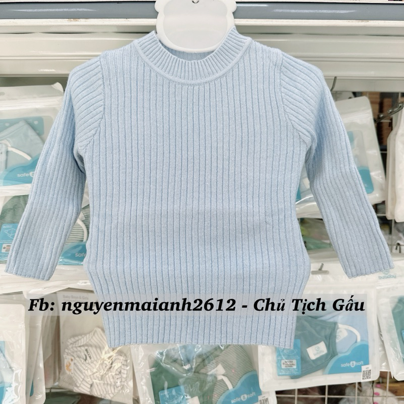 LULLABY - Áo len cổ 3cm cho bé trai/bé gái  - NHL313M 2022