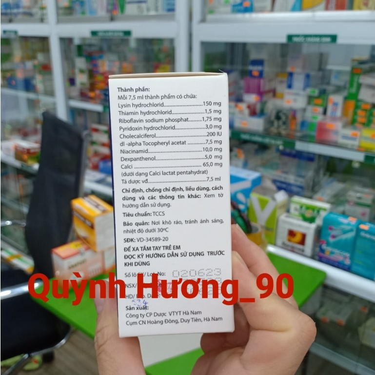 KIDVita - TDF hộp 20 ống giúp bổ sung vitamin và acid amin cho cơ thể