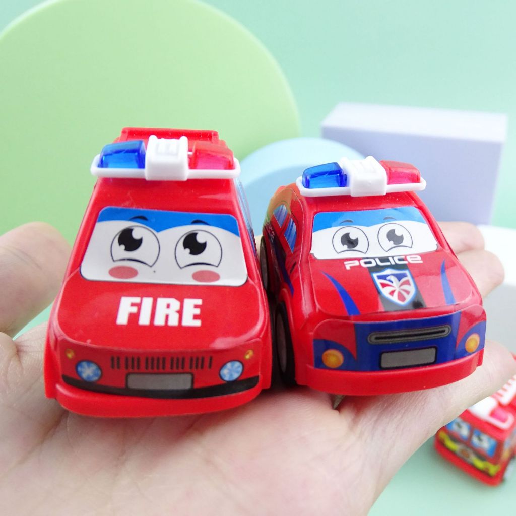 Đồ Chơi Bộ Siêu Tập Xe Cứu Hỏa Chạy Cót Mini Siêu Đẹp,Dễ Thương Giúp Bé Phát Triển Thị Giác, Tay Mắt,Tương Tác Với Bố Mẹ