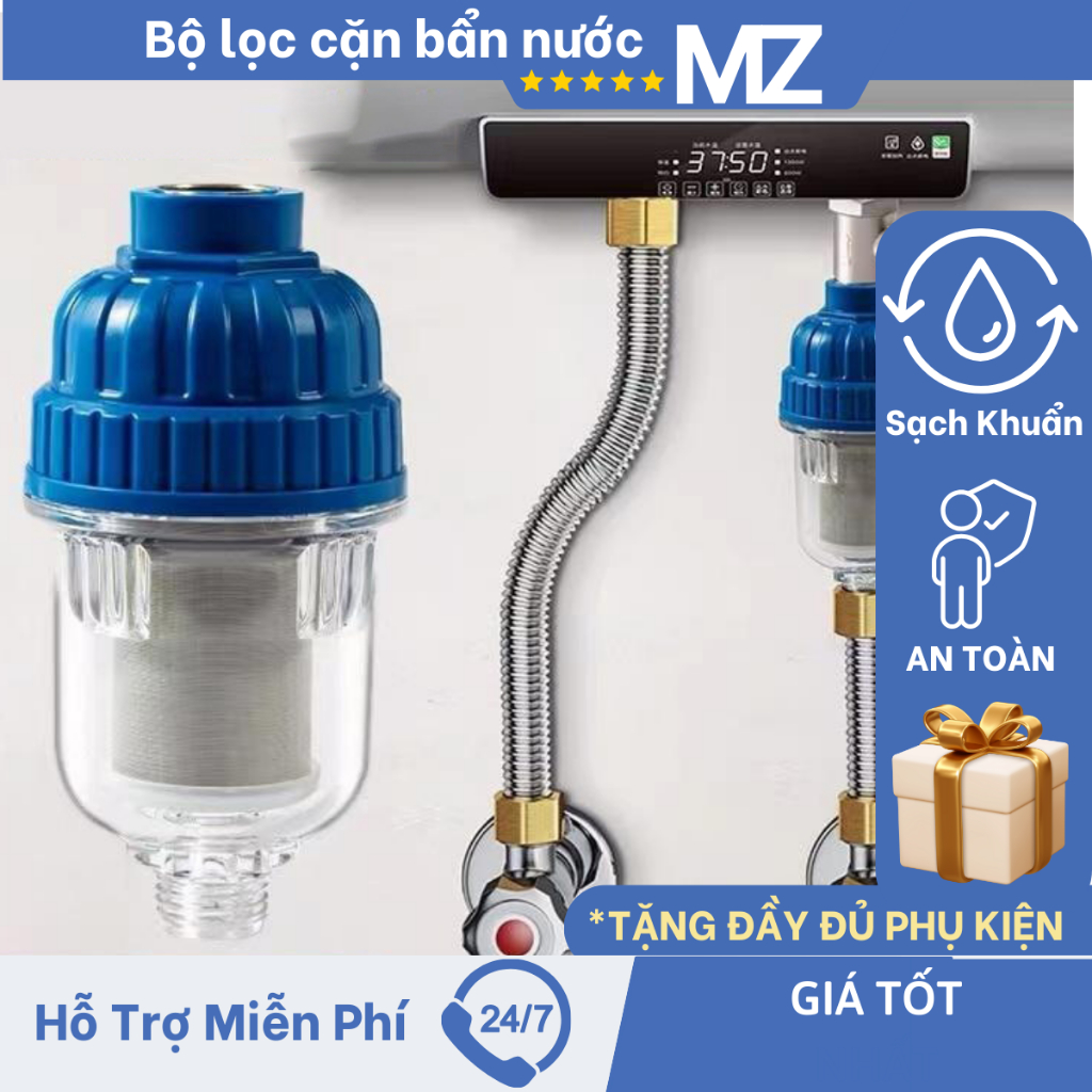 Bộ Lọc Nước Nóng Lọc Trước Vòi Máy Giặt Tắm Quy Mô Lọc Máy Lọc Nước Phụ Kiện Hộ Gia Đình