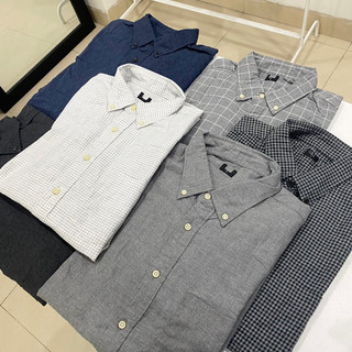 Áo sơ mi Uni flannel chính hãng