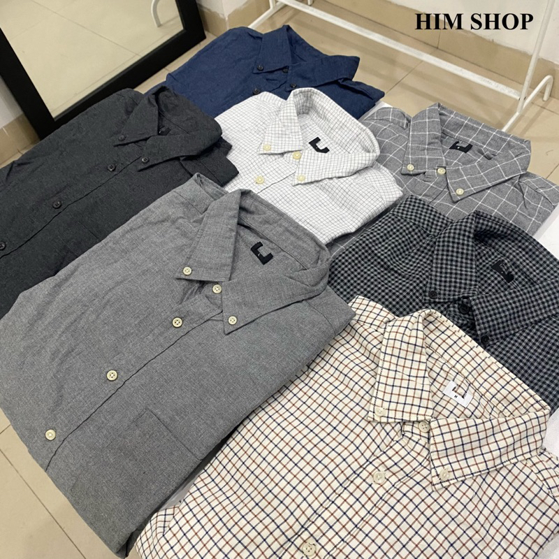 Áo sơ mi Uni flannel chính hãng