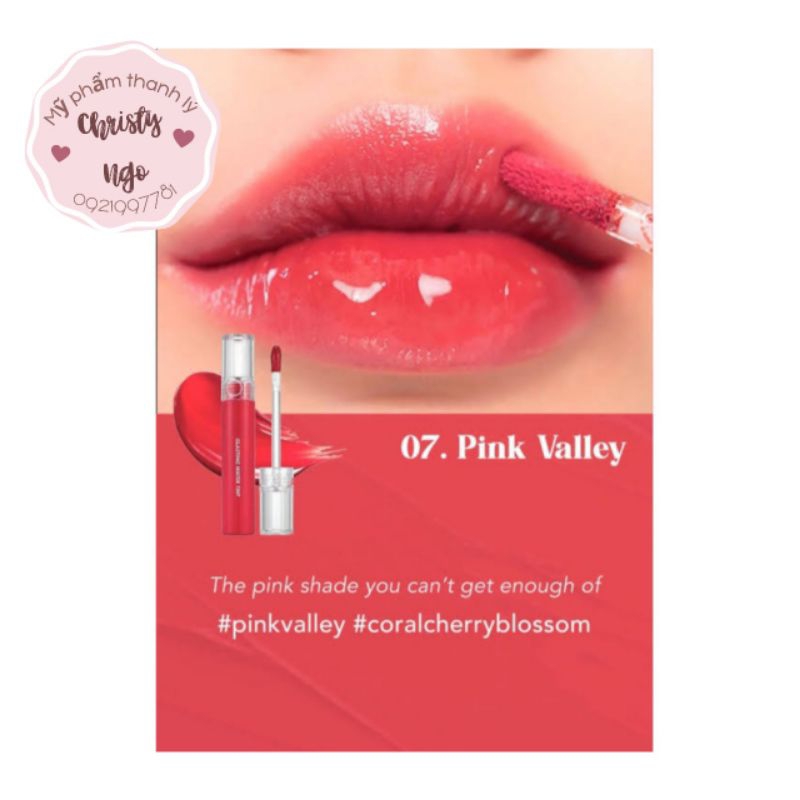 SON TINT BÓNG ROMAND GLASTING WATER TINT 07 PINK VALLEY