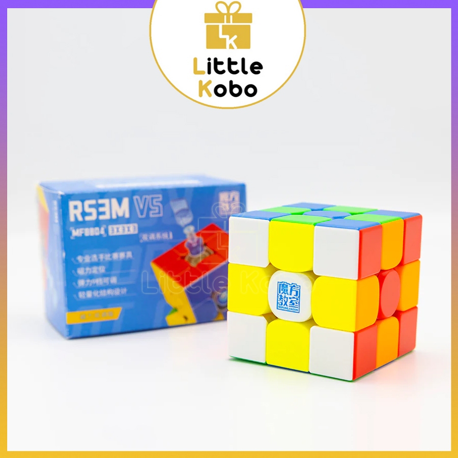 Rubik 3x3 MoYu RS3M V5 RS3 M 3x3 Magnetic Ball Core UV Rubic 3 Tầng Cao Cấp Nam Châm Đồ Chơi Trí Tuệ Phát Triển Tư Duy