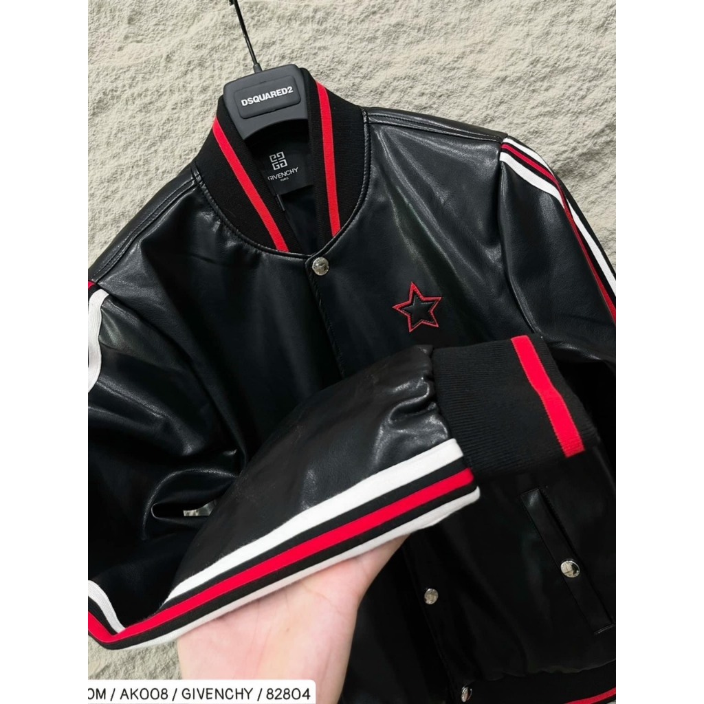 Áo Khoác Bomber GVC Chất Da 2 Lớp Phong Cách Boy Phố