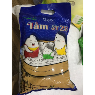 2kg gạo tấm st25 hoa lúa dẻo mềm
