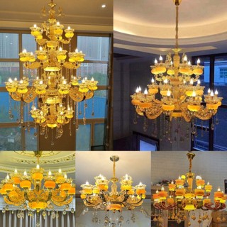 Đèn chùm nến phòng khách , phòng ngủ hiện đại , phong cách tân cổ điển hiện đại sang trọng tặng kèm bóng led DDT LIGHT