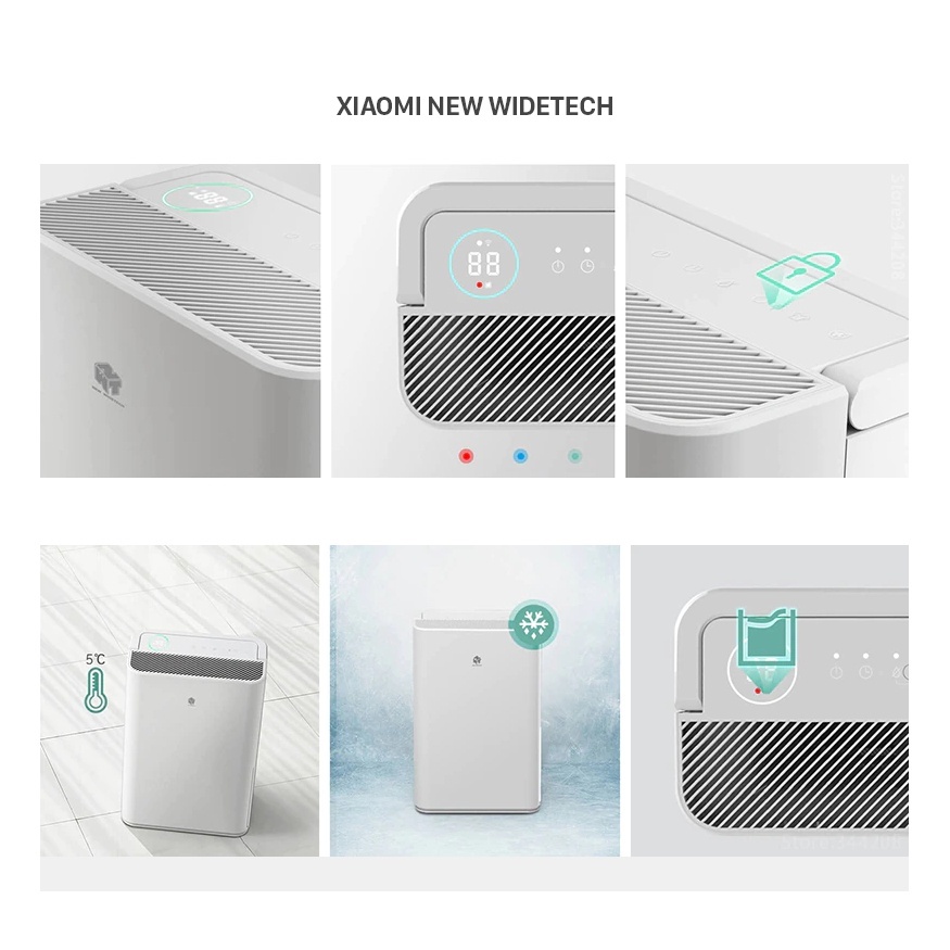 Máy hút ẩm NWT New Widetech 12L kết nối app Mihome  chính hãng - Minh Tín Shop
