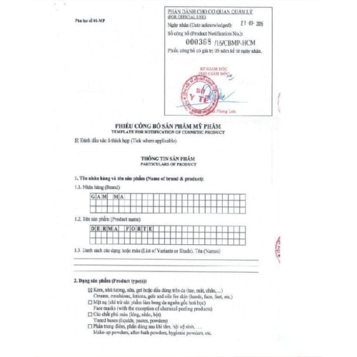 Derma Forte giảm mụn - Gel giảm mụn, giảm thâm Derma Forte