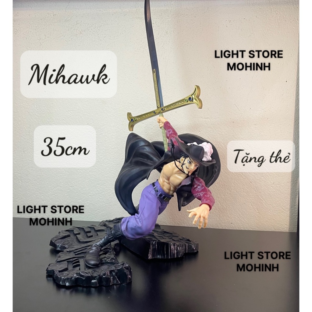 MÔ HÌNH NHÂN VẬT MIHAWK TRONG ANIME ONE PIECE, SƯU TẦM TRANG TRÍ DECOR, BỘ QUÀ TẶNG
