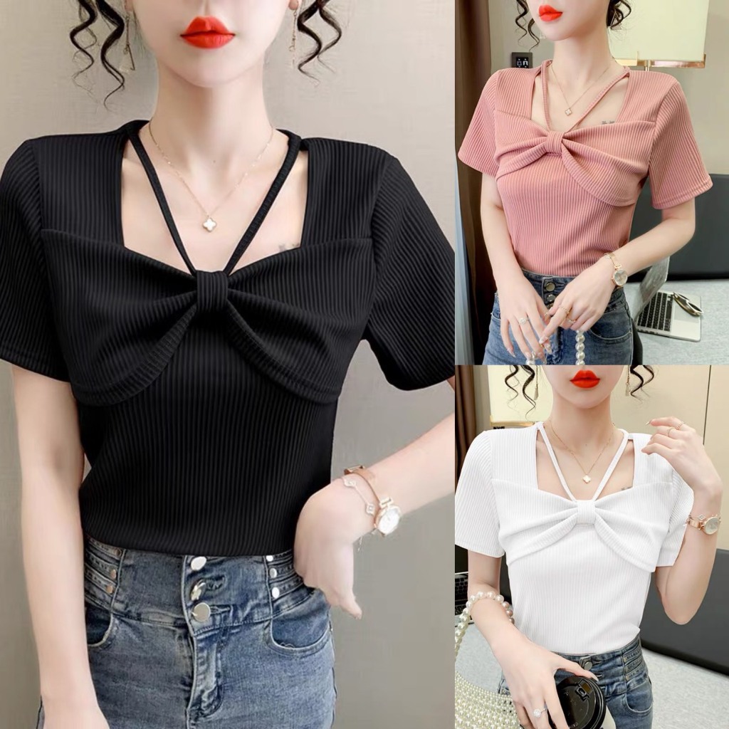 Thời Trang Nữ Áo Thun Nữ Xốp - Gân Tăm Bigsize 50-95Kg