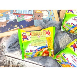 Mì Chay Vị Rau Nấm Gấu Đỏ Mì Gói Ăn Liền Tiện Lợi