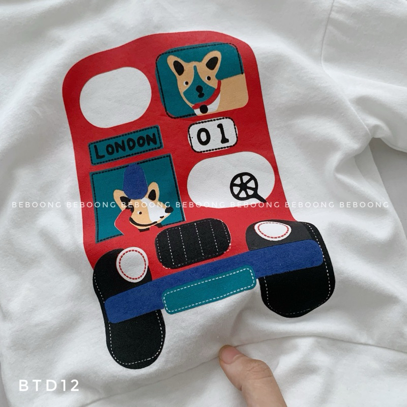 Bộ đồ dài cho bé trai bé gái hãng beboong