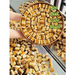 KẸO DỪA SÁP CÀ PHÊ MUỐI 500G SIÊU NGON