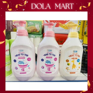 Sữa tắm gội thái lan cho bé Oze chai to 550ml