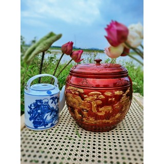 COMBO GIỎ + ẤM TÍCH, LOẠI 1,5 LÍT