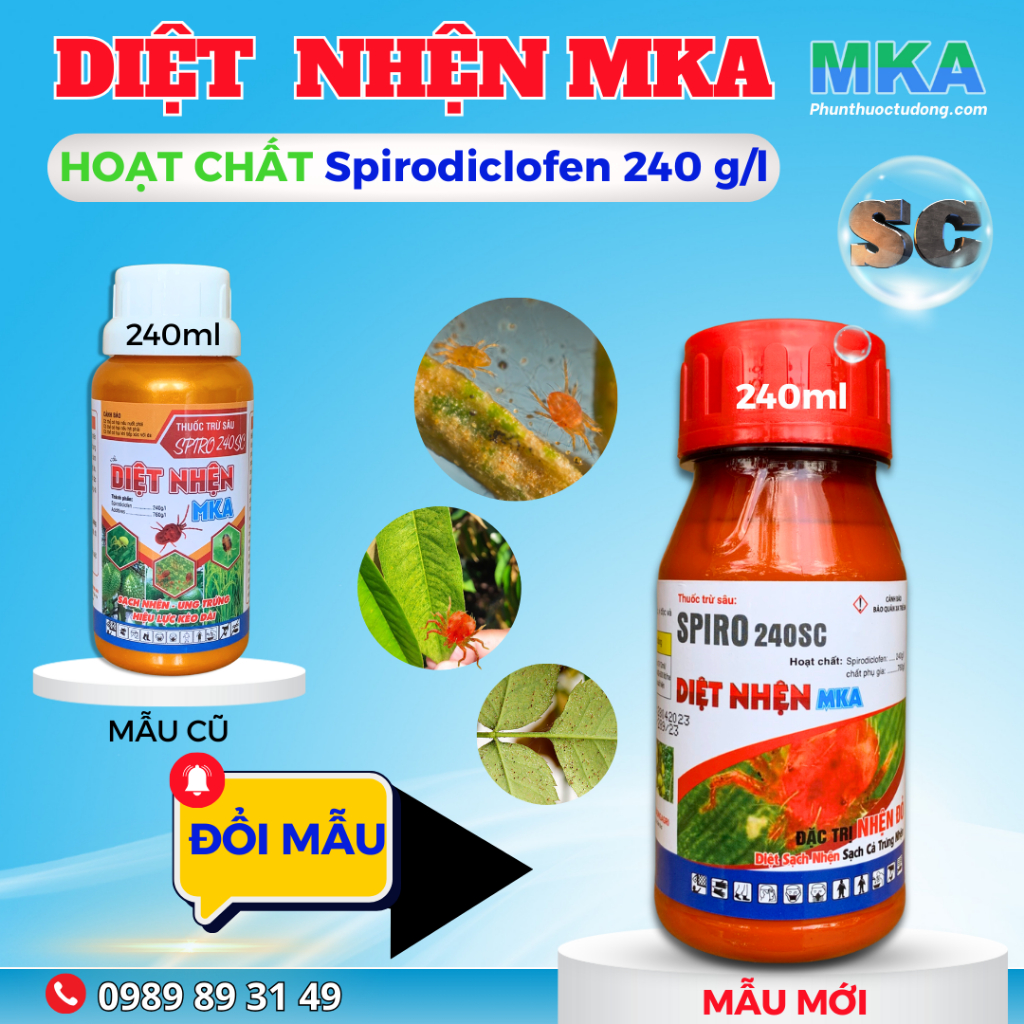 QUẢN LÝ NHỆN MKA (240ML)