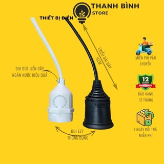 Đui đèn xoáy chống nước/ đui treo thả trang trí ngoài trời