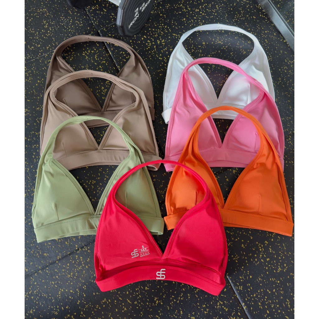 Áo Bra FREEDOM - Áo Thể Thao Chất Thun Lạnh LYCRA Cao cấp - Sẵn Đệm Dày Dặn - BRUN