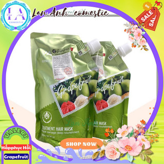 Kem Ủ Hấp Phục Hồi Tóc Bưởi Grapefruit Siêu Mềm Mượt Dạng Túi 500ML