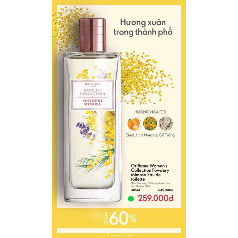 Nước hoa nữ Colection 75ml
