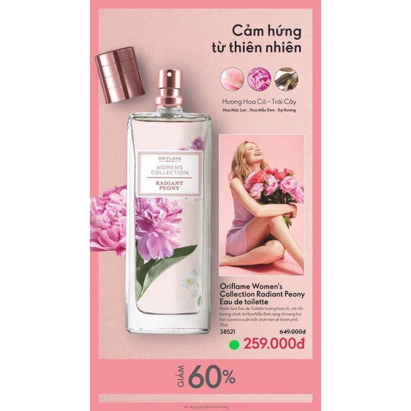 Nước hoa nữ Colection 75ml