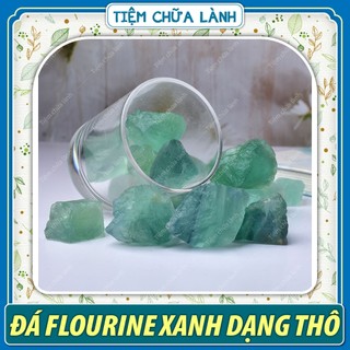 Đá thanh tẩy fluorite xanh thô - hòn đá của trí tuệ