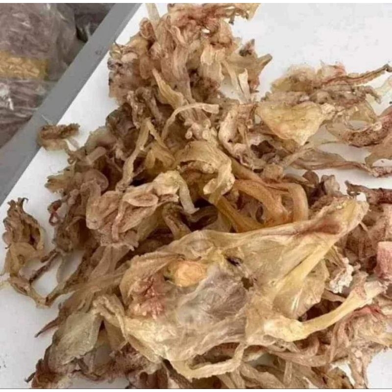 500 Gram Râu Mực Khô Phơi Nắng Tự Nhiên, Hàng L1, Râu To Thích Hợp Làm Nhiều Món