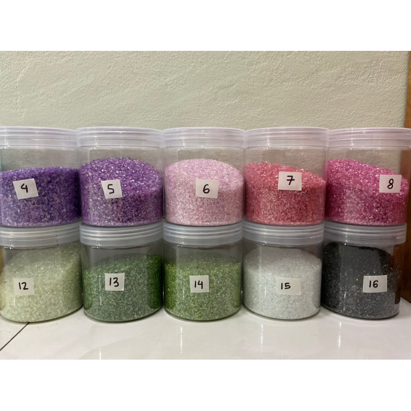 Đá thủy tinh AB ánh hologram tranh trí tranh top, cát chảy, tranh trí đồ thủ công, resin