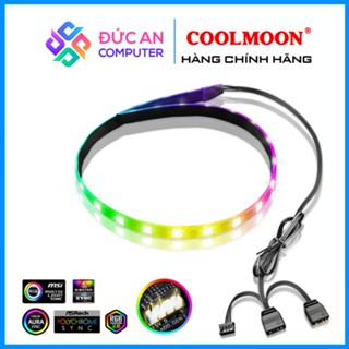 Dây Led ARGB Coolmoon Độ Dài 40cm - Đồng Bộ Hub Coolmoon / Mainboard