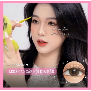 Màu nâu cam pha lê full cận 0-6 độ